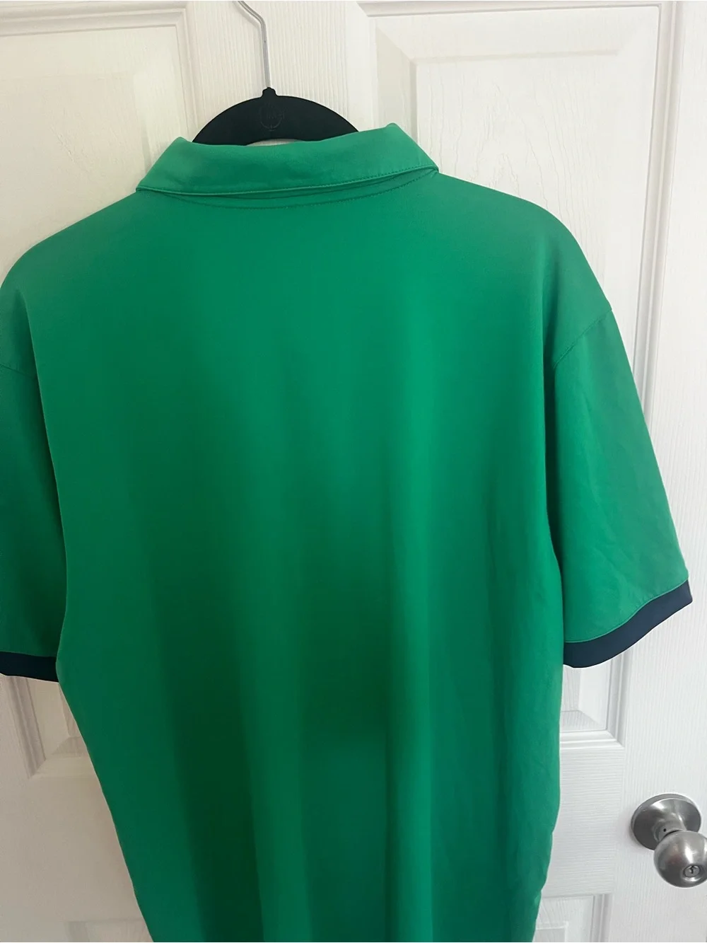 Nike Men’s Green & Navy Colorblock Polo